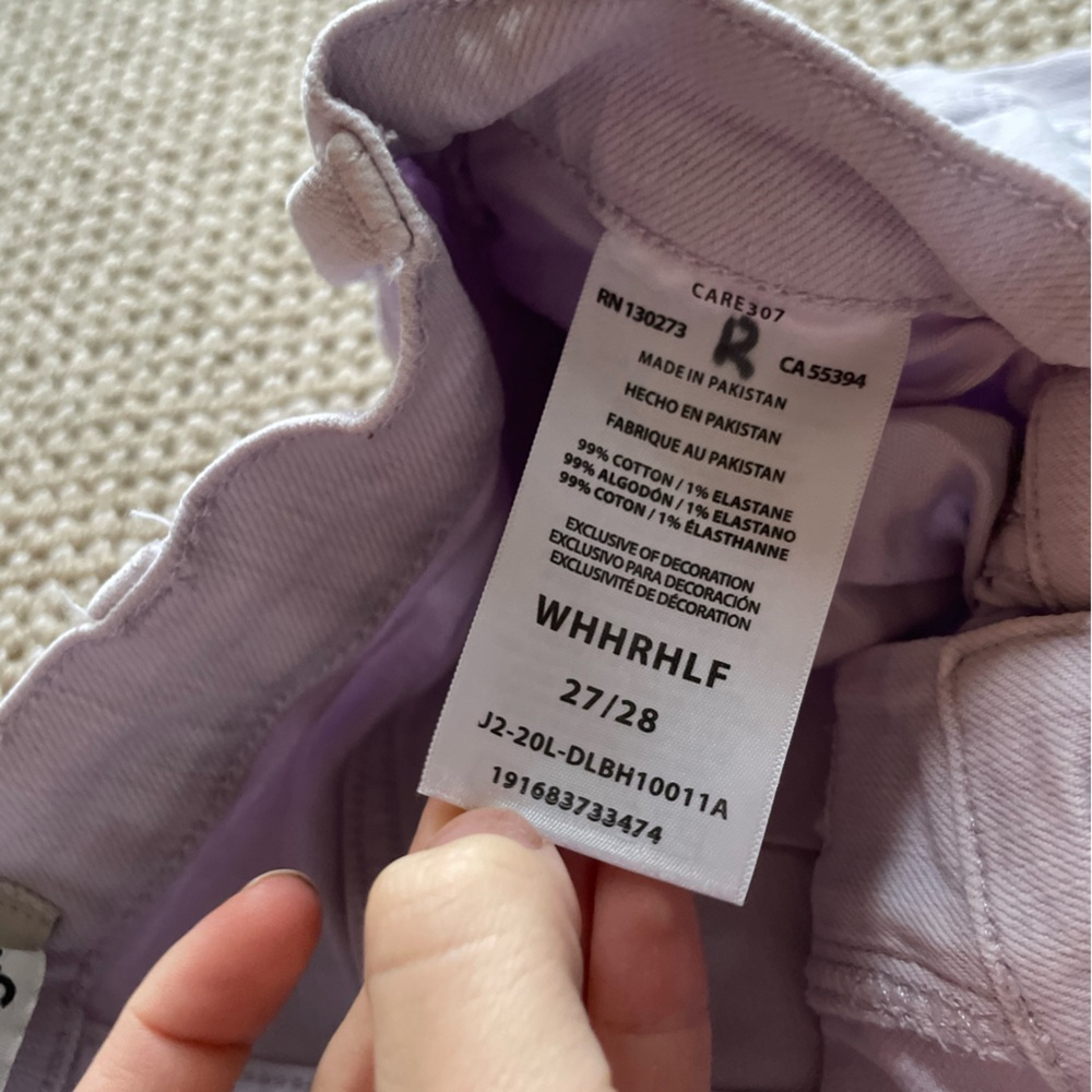 VINTAGE Wrangler Light Purple/Lilac Bootcut Jeans - Picture 14 of 16